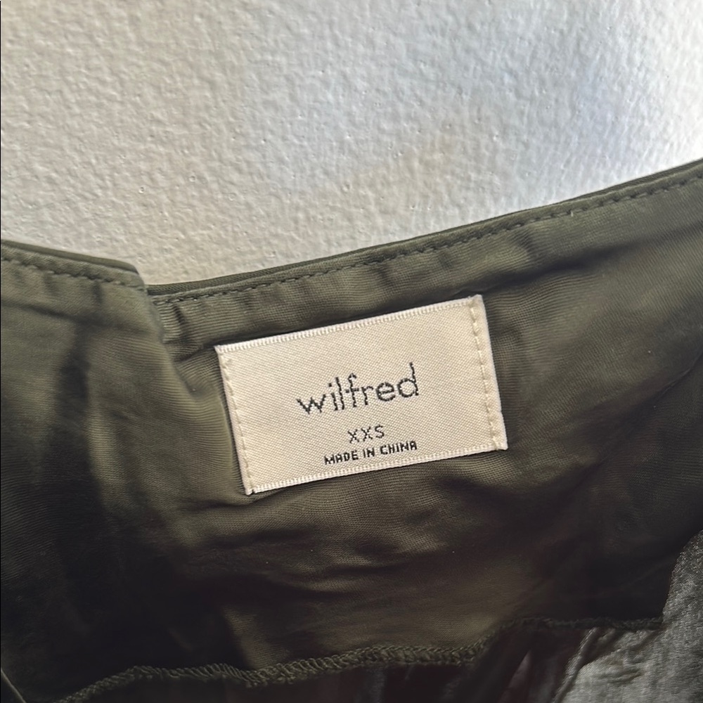 Aritzia Wilfred Only Ruched Slip Dress | Size XXS - Picture 3 of 8